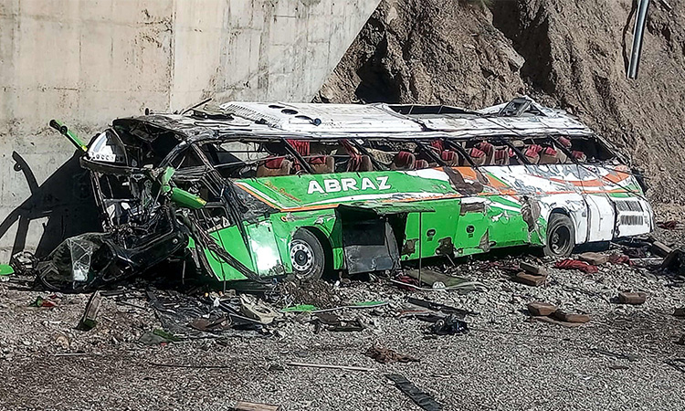 29 dead as passenger bus falls into ravine in Pakistan's 29 dead as passenger bus falls into ravine in Pakistan's Balochistan province