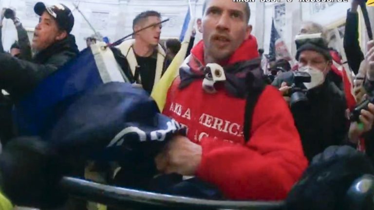 Man who injured police officer during Capitol riot is sentenced to 5 years in prison