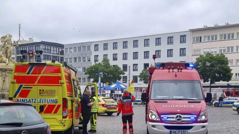 Police say several people have been hurt in a stabbing in the German city of Mannheim