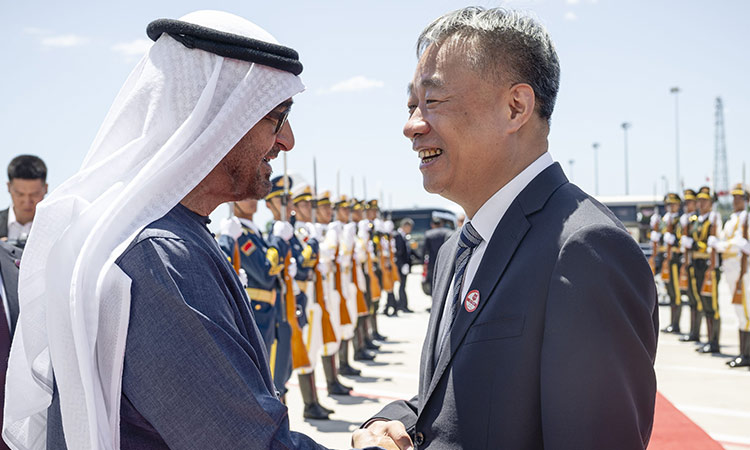 UAE President leaves China as state visit ends UAE President leaves China as state visit ends