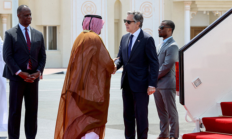 Blinken arrives in Qatar for talks with Gaza mediator Blinken arrives in Qatar for talks with Gaza mediator