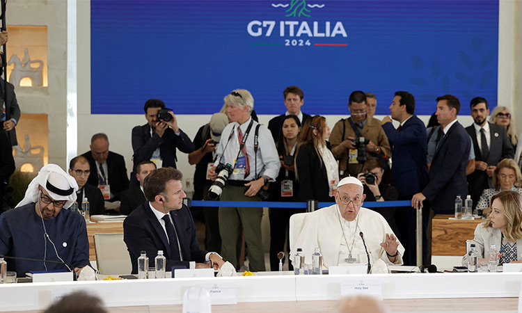 UAE President participates in G7 Summit session on AI and UAE President participates in G7 Summit session on AI and energy in Italy
