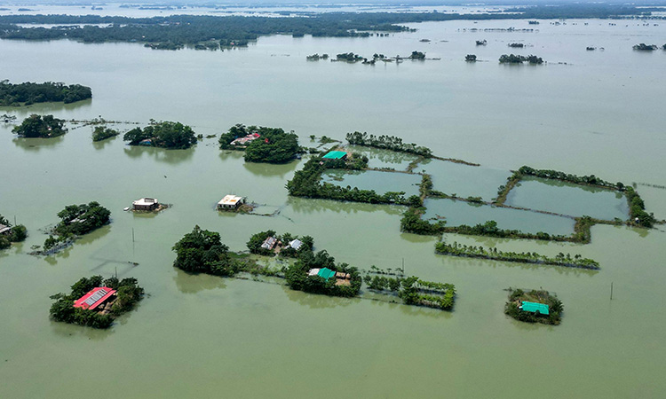 Floods ravage parts of Bangladesh, strand over 2 million people Floods ravage parts of Bangladesh, strand over 2 million people