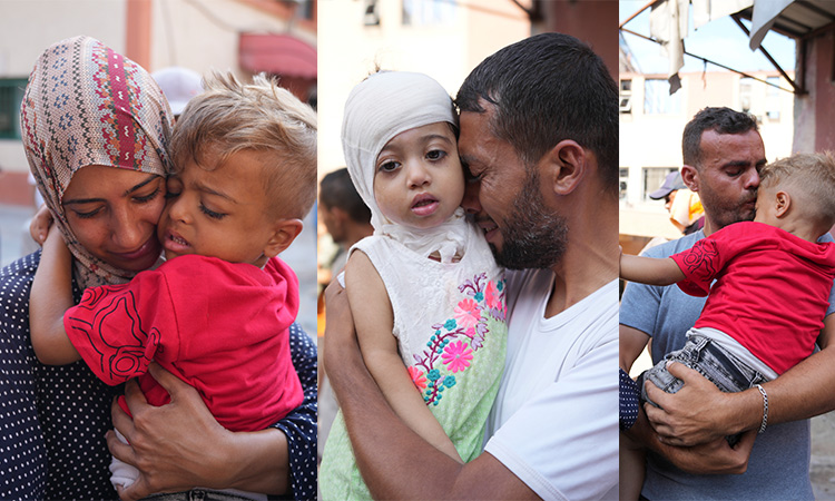 Families bid tearful goodbye as 21 critically ill kids leave Families bid tearful goodbye as 21 critically ill kids leave Gaza for treatment abroad
