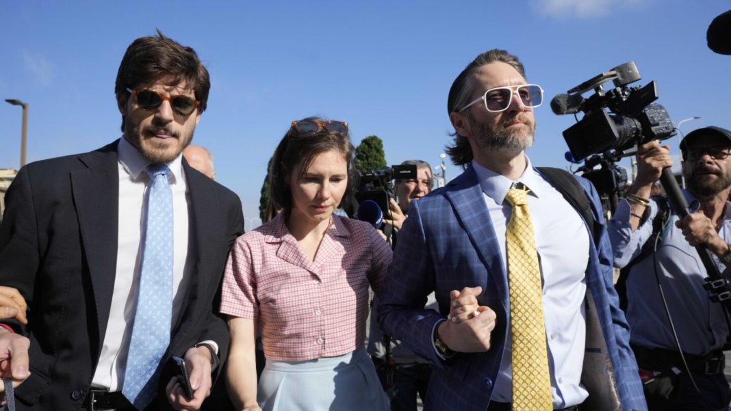 Amanda Knox reconvicted of slander in Italy for accusing innocent Amanda Knox reconvicted of slander in Italy for accusing innocent man in roommate’s 2007 murder