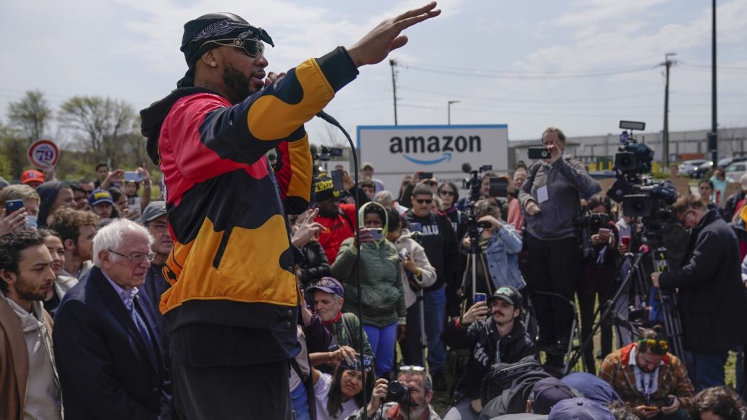 Amazon Labor Union moves to affiliate with the Teamsters union Amazon Labor Union moves to affiliate with the Teamsters union amid struggles
