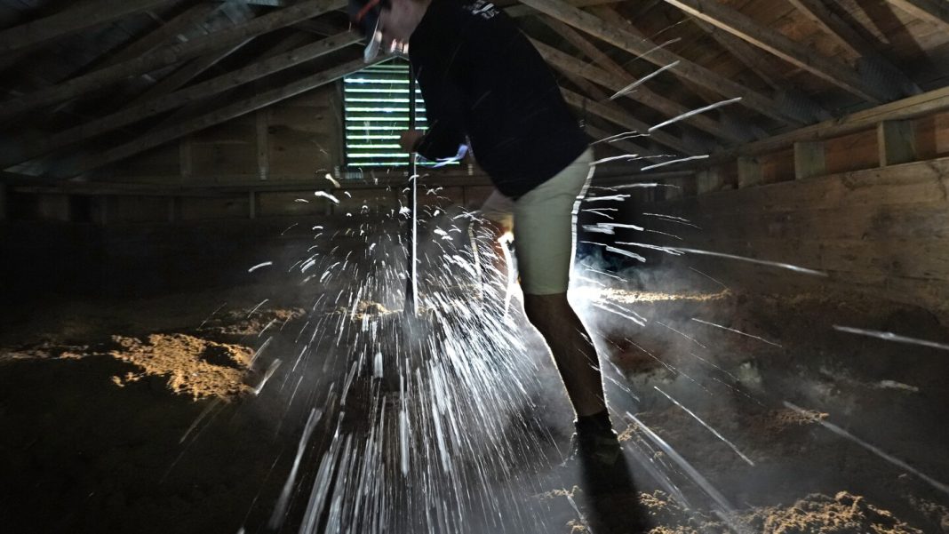 As millions sweat out the heat wave, blocks of lake As millions sweat out the heat wave, blocks of lake ice keep these campers cool