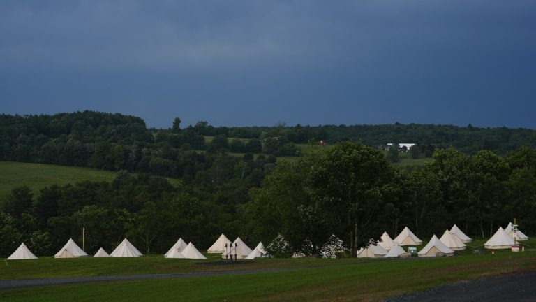 Back to Woodstock, with Wi-Fi: Women return after 55 years to glamp and relive the famous festival
