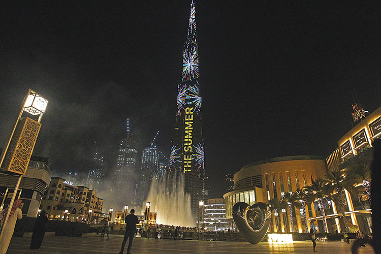 Dubai crowned the world’s most picturesque city at night