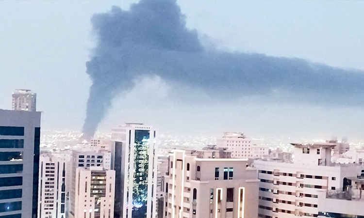 Fire in Sharjah industrial area brought under control Fire in Sharjah industrial area brought under control