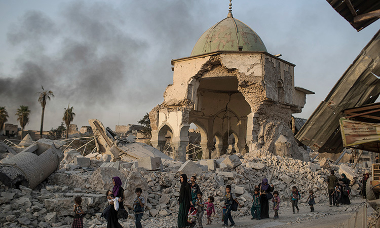 Five Daesh-era bombs found hidden in iconic Iraq mosque, says Five Daesh-era bombs found hidden in iconic Iraq mosque, says UN agency