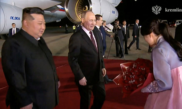 Putin lands in Pyongyang, hails N.Korea’s support for Ukraine war Putin lands in Pyongyang, hails N.Korea’s support for Ukraine war