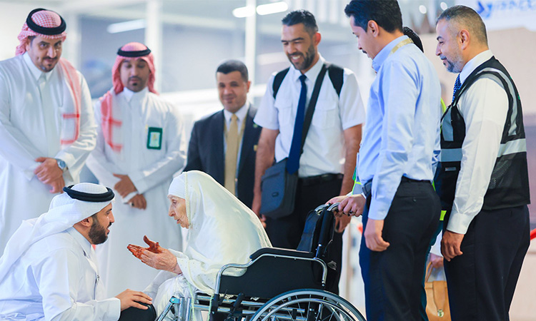 Saudi welcomes 130-year-old Hajj pilgrim from Algeria Saudi welcomes 130-year-old Hajj pilgrim from Algeria
