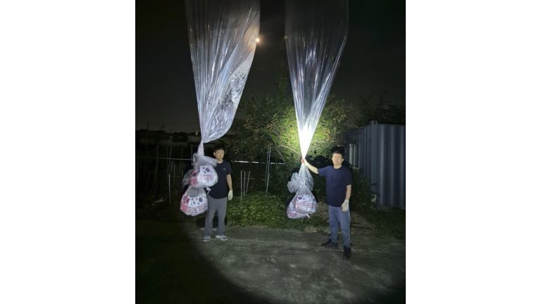 Seoul says North Korea has resumed balloon launches likely to drop trash in South Korea