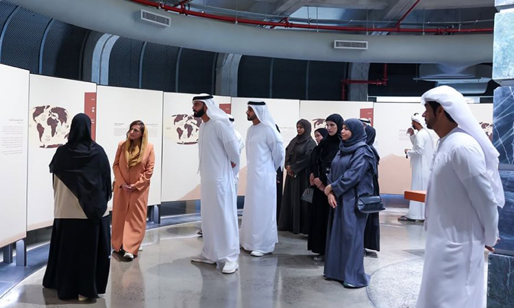 Sheikha Bodour and Minister of Culture visit Faya Palaeolandscape Sheikha Bodour and Minister of Culture visit Faya Palaeolandscape