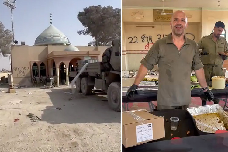VIDEO: Israeli soldiers transform Rafah Crossing Mosque into a restaurant VIDEO: Israeli soldiers transform Rafah Crossing Mosque into a restaurant to prepare meals for the forces