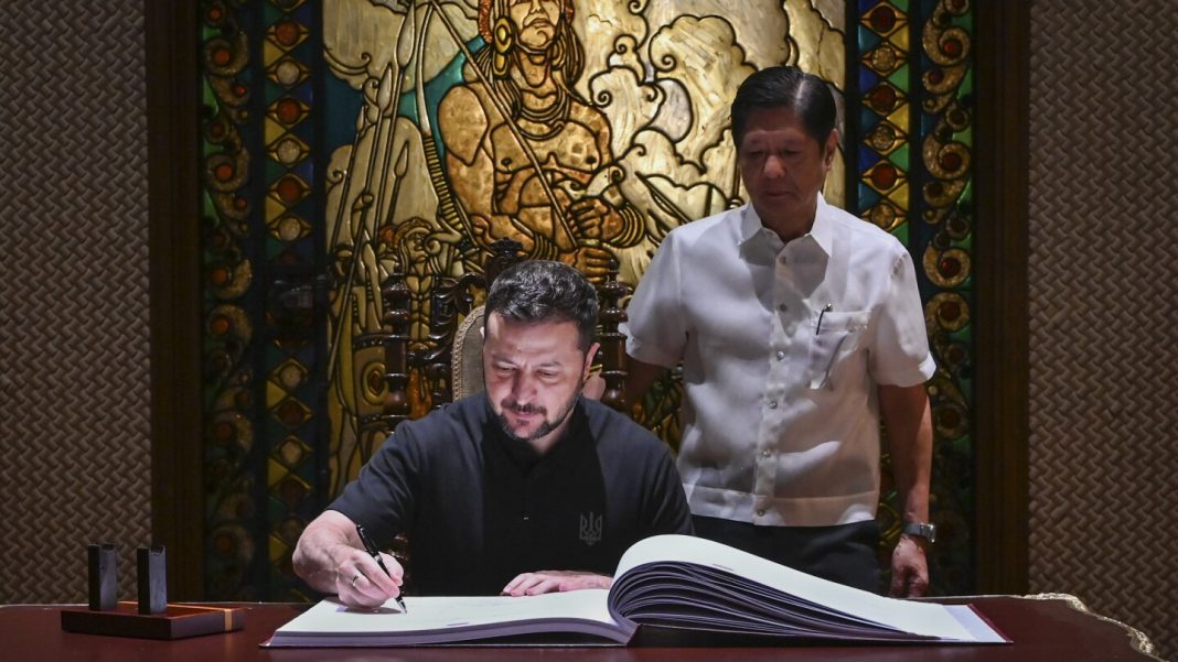Zelenskyy in Philippines to promote peace summit he says China and Russia are trying to undermine