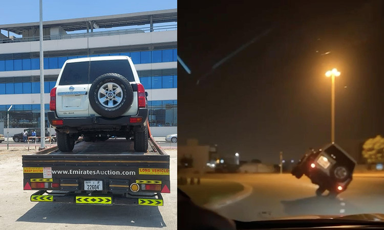 Dubai Police arrest motorist, impound his vehicle over reckless driving Dubai Police arrest motorist, impound his vehicle over reckless driving