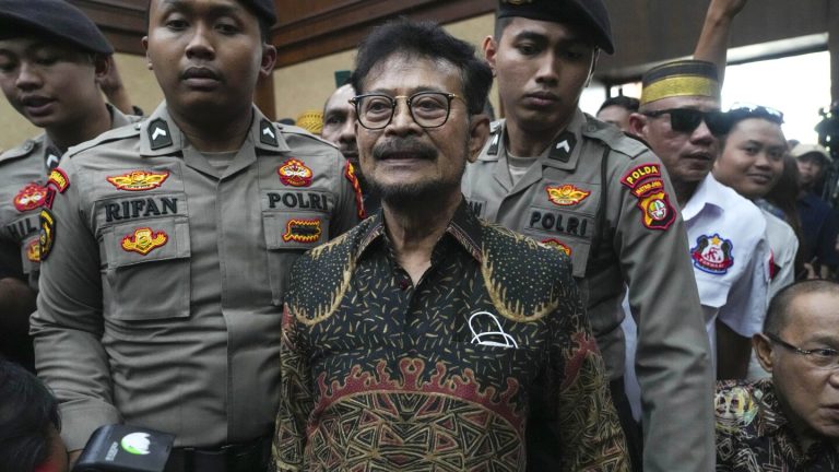Former Indonesian agriculture minister sentenced to 10 years for corruption