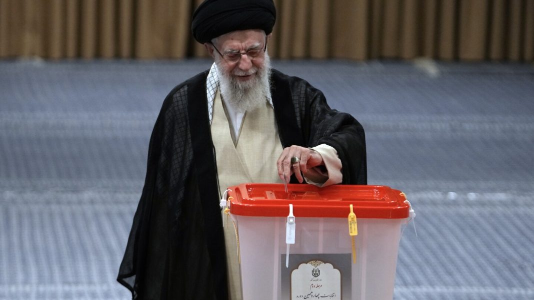 Iran holds runoff presidential vote pitting hard-line former negotiator against Iran holds runoff presidential vote pitting hard-line former negotiator against reformist lawmaker