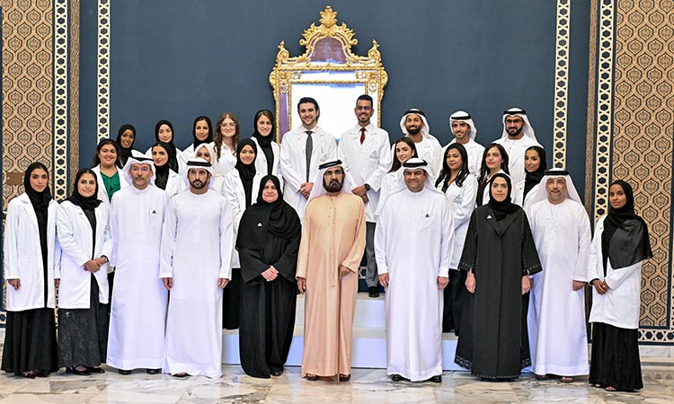 Sheikh Mohammed meets top graduates of MBRU’s Class of 2024 Sheikh Mohammed meets top graduates of MBRU’s Class of 2024