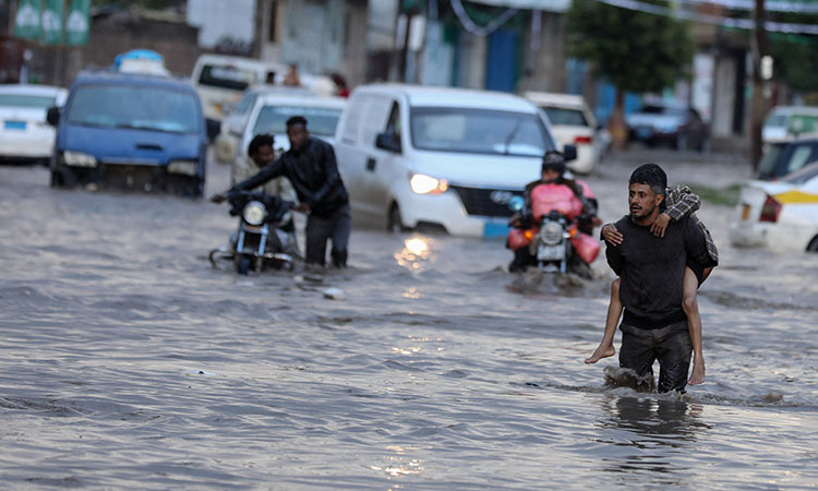 24 missing after heavy floods in Yemen 24 missing after heavy floods in Yemen