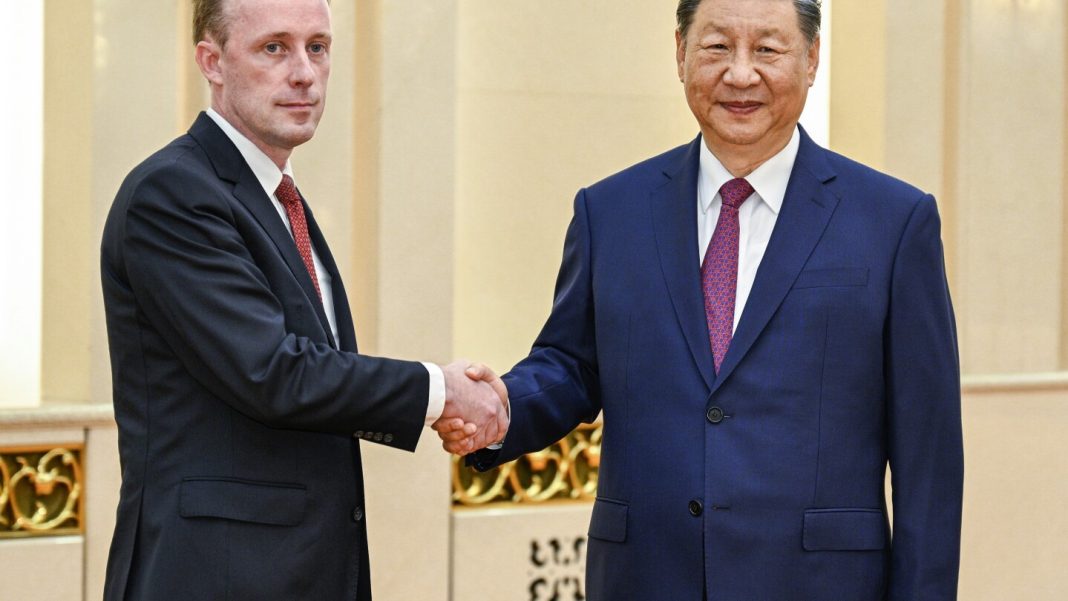 Chinese leader Xi meets with US national security adviser Jake Chinese leader Xi meets with US national security adviser Jake Sullivan in a bid to improve ties