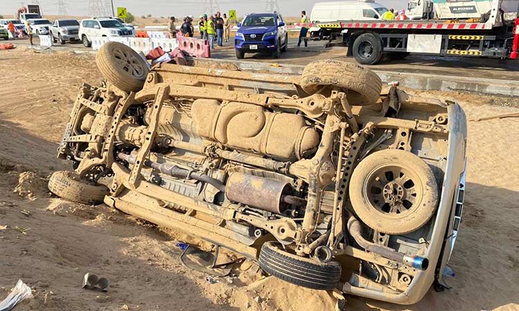 One student dies, 11 others injured in Hatta road accident One student dies, 11 others injured in Hatta road accident
