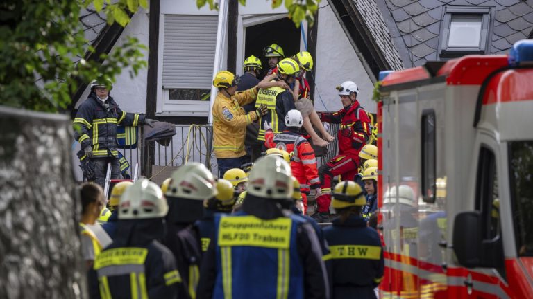 Part of a hotel on Germany’s Mosel River collapses, killing 2 and trapping others for hours