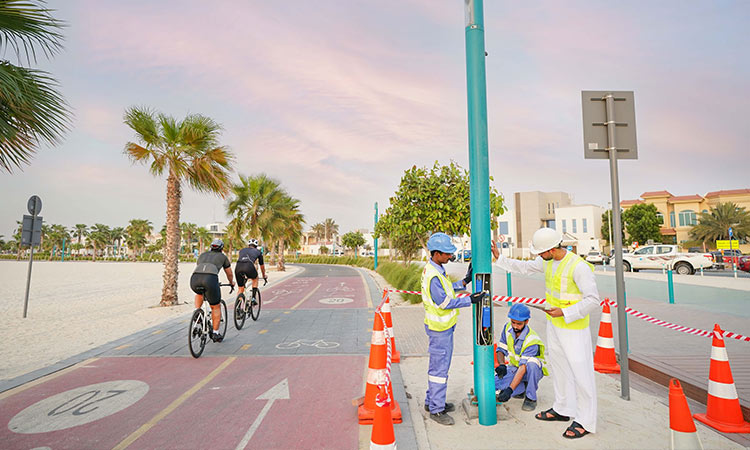 RTA completes maintenance of 2,173 lighting units on cycling, e-scooter RTA completes maintenance of 2,173 lighting units on cycling, e-scooter tracks