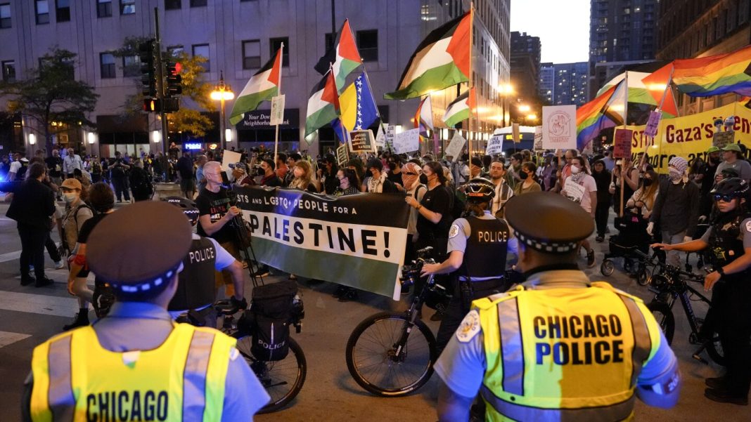 Thousands of activists expected in Chicago for Democratic convention to Thousands of activists expected in Chicago for Democratic convention to call for Gaza cease-fire