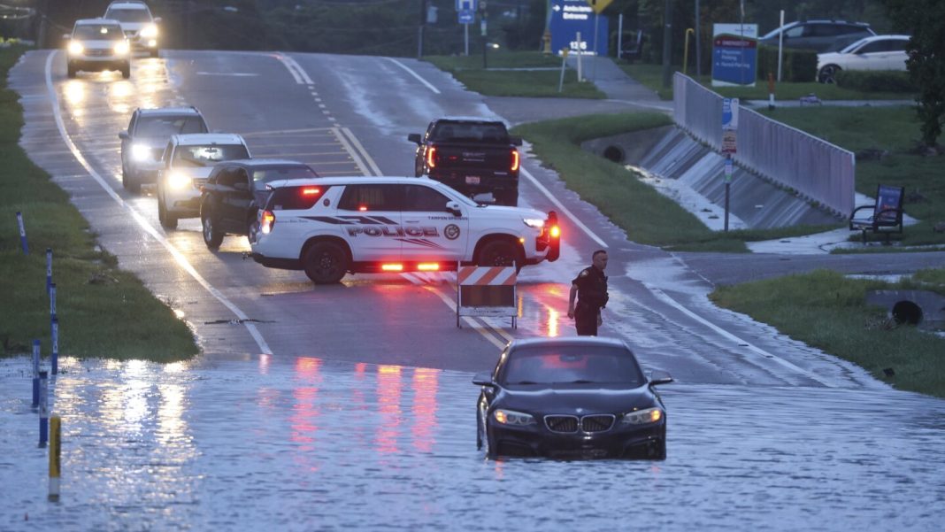 Tropical Storm Debby brings torrential rains and a major flood threat to southeastern US