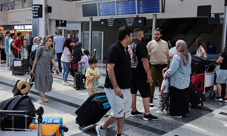 UAE and foreign airlines cancel flights at Beirut airport amid UAE and foreign airlines cancel flights at Beirut airport amid Hizbollah-Israel escalation