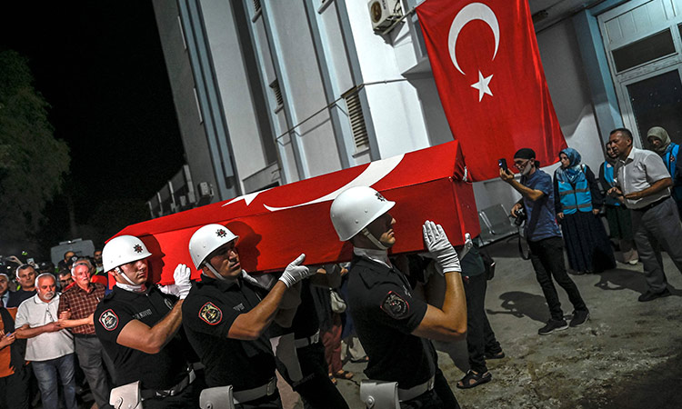 Family of slain Turkish-American activist prepares for funeral as airstrikes Family of slain Turkish-American activist prepares for funeral as airstrikes kill 14 in Gaza