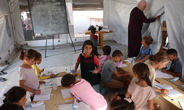 6 out of 10 children in Gaza suffer speech problems 6 out of 10 children in Gaza suffer speech problems due to war-triggered anxiety, UN reports