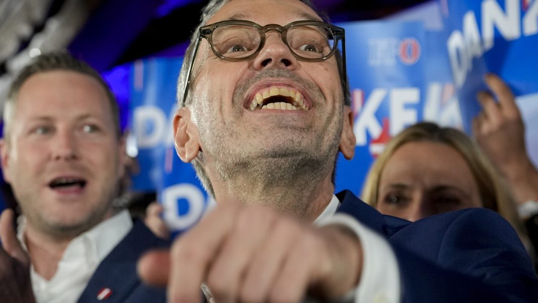 Austria’s Freedom Party secures first far-right national election win since World War II