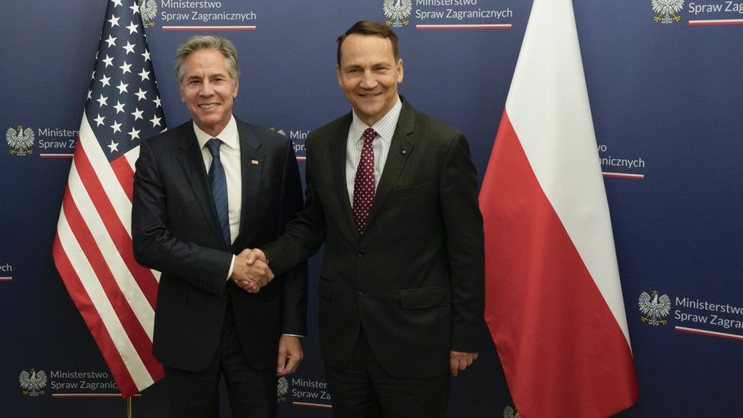 Blinken wraps up Ukraine-focused Europe trip in Poland with arms requests on the table