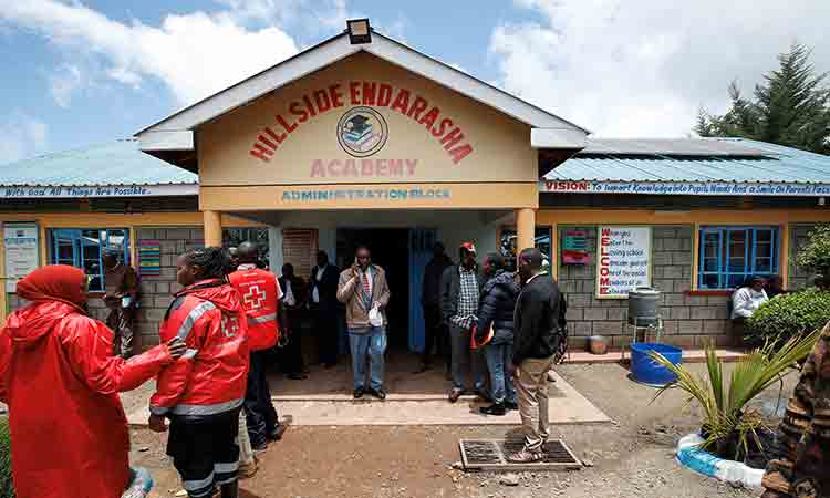 Fire rips through Kenya boarding school dormitory, killing 17 students Fire rips through Kenya boarding school dormitory, killing 17 students