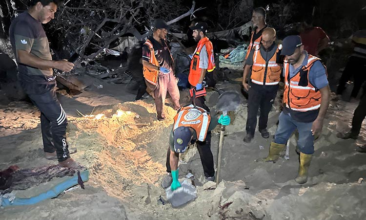 Israeli missile strike on Gaza humanitarian area kills at least Israeli missile strike on Gaza humanitarian area kills at least 40 people