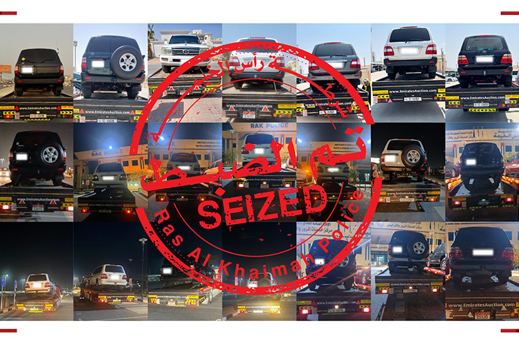 Ras Al Khaimah Police impound 39 vehicles for unlicensed gatherings Ras Al Khaimah Police impound 39 vehicles for unlicensed gatherings in mountains