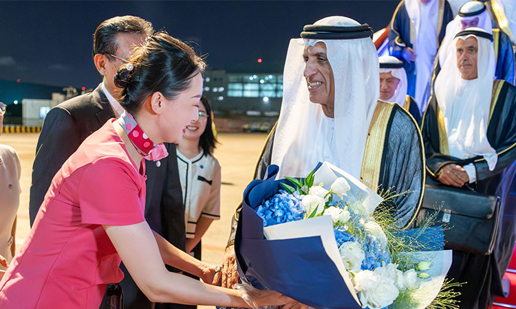 Ras Al Khaimah Ruler arrives in China, to deliver keynote Ras Al Khaimah Ruler arrives in China, to deliver keynote speech at 24th CIFIT