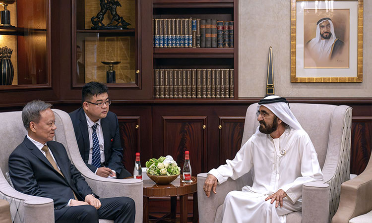 Sheikh Mohammed meets Chinese leader, hails UAE-China ties Sheikh Mohammed meets Chinese leader, hails UAE-China ties
