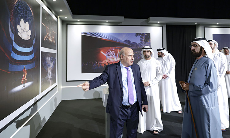 Sheikh Mohammed reviews cultural district project in Dubai South Sheikh Mohammed reviews cultural district project in Dubai South