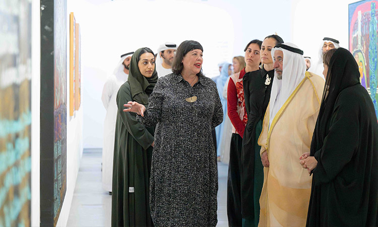 Sheikh Sultan inaugurates exhibitions of Khalili, Karaka Sheikh Sultan inaugurates exhibitions of Khalili, Karaka