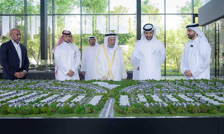 Sheikh Sultan visits state of the art Masaar project in Sheikh Sultan visits state of the art Masaar project in Sharjah