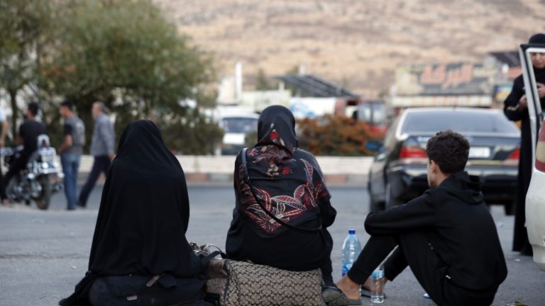 Thousands are pouring into Syria, fleeing worsening conflict in Lebanon