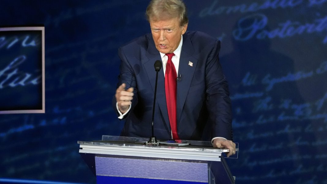 Trump repeats false claims over 2020 election loss, deflects responsibility for Jan. 6