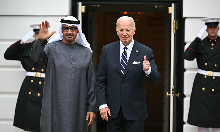 UAE President reaffirms ‘unwavering commitment’ to US partnership during talks UAE President reaffirms ‘unwavering commitment’ to US partnership during talks with Biden