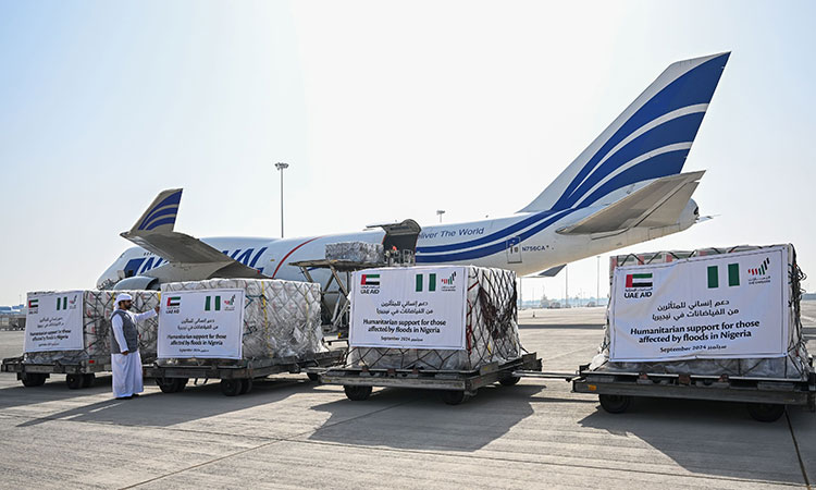 UAE sends 50 tonnes of food supplies to help flood-hit UAE sends 50 tonnes of food supplies to help flood-hit Nigeria