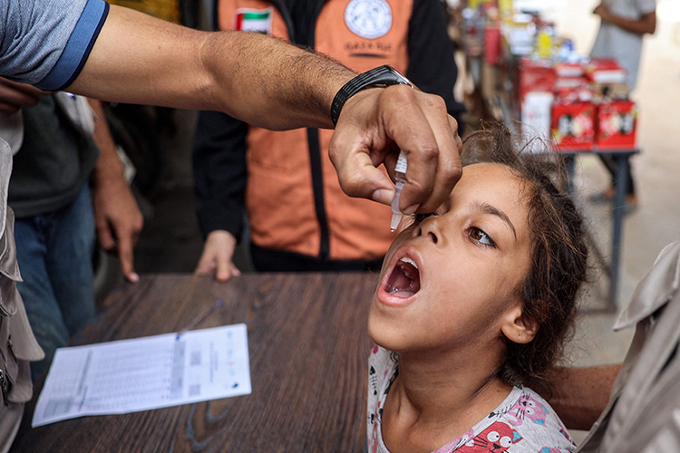 UAE's support accelerates vaccination of over 187,000 children in Gaza UAE's support accelerates vaccination of over 187,000 children in Gaza